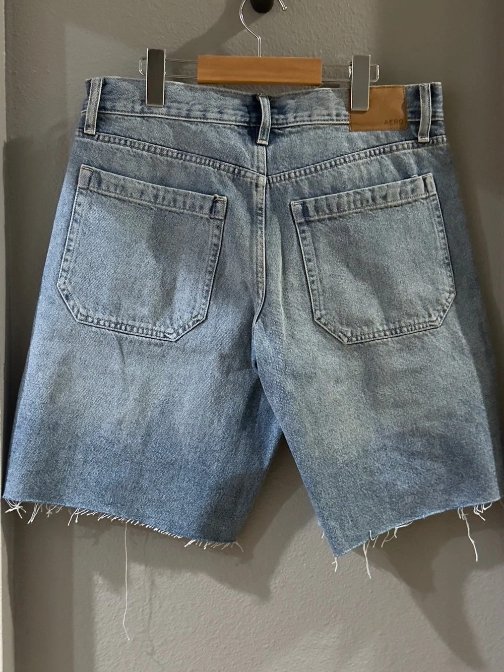 Aeropostale Denim baggy Jort Shorts - size 4 NWT